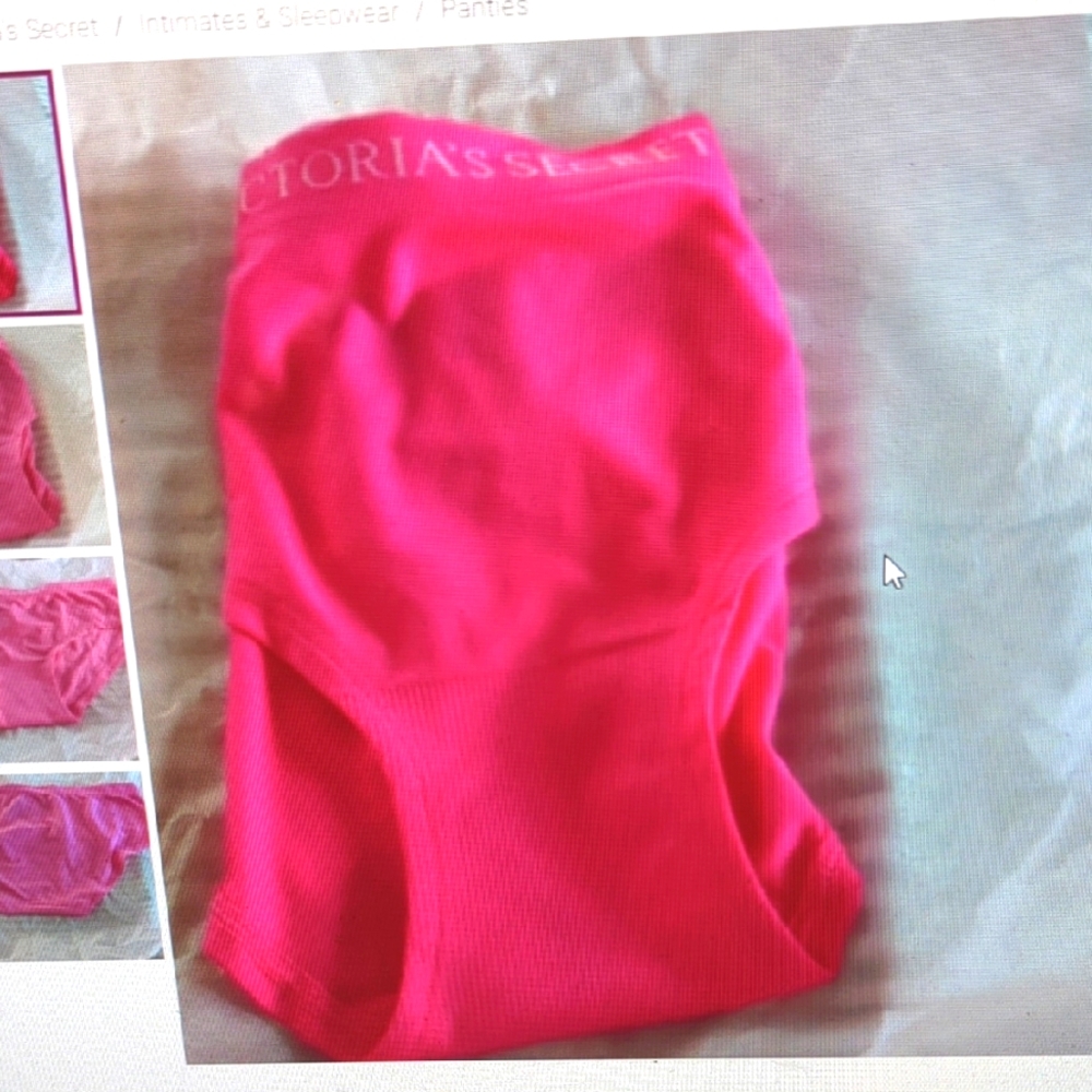 VS Vibrant Pink Brief Comfortable Fit Signatures VS & White & Pink 2 Pairs Total
